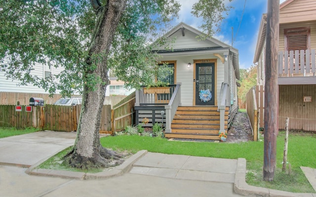 view of bungalow-style home