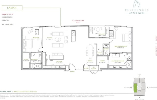 1711 Allen Pkwy Unit 2502, Houston, TX 77019 - photo 10