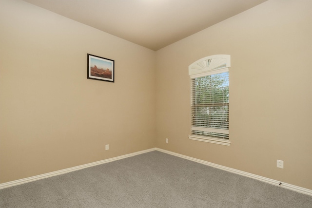 empty room featuring carpet flooring