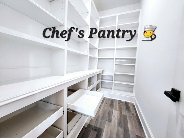 view of pantry