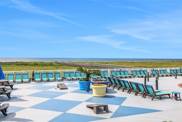 4121 Pointe W Dr Unit 102, Galveston, TX 77554 - view of community featuring a water view