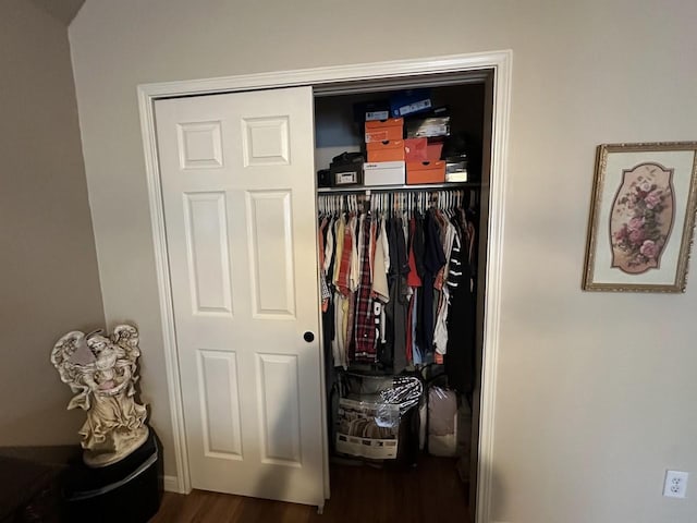 view of closet