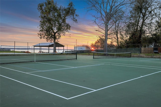 view of tennis court