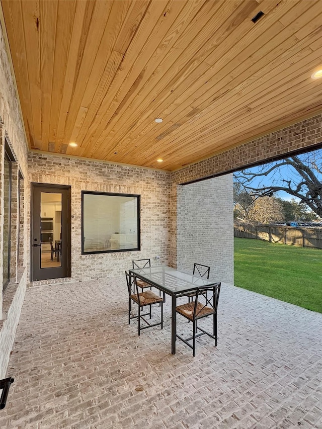 view of patio / terrace