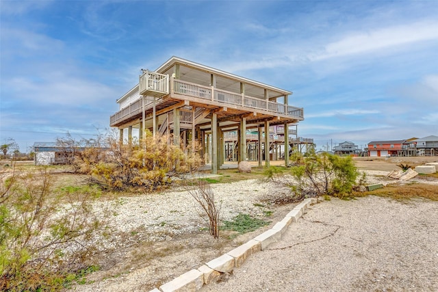 exterior space featuring a sunroom