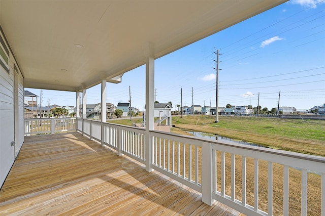 view of deck