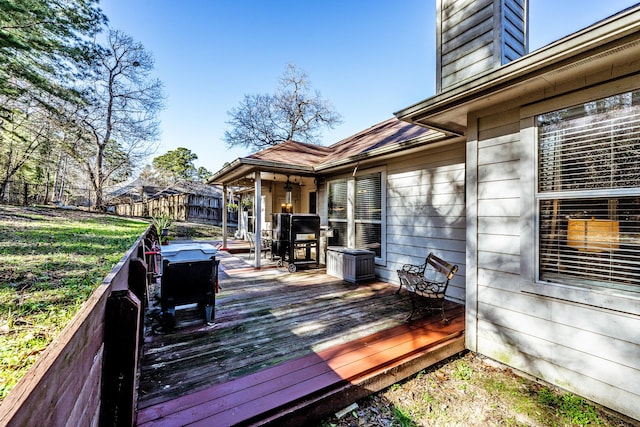 view of deck