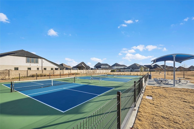 view of tennis court