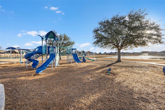 view of jungle gym