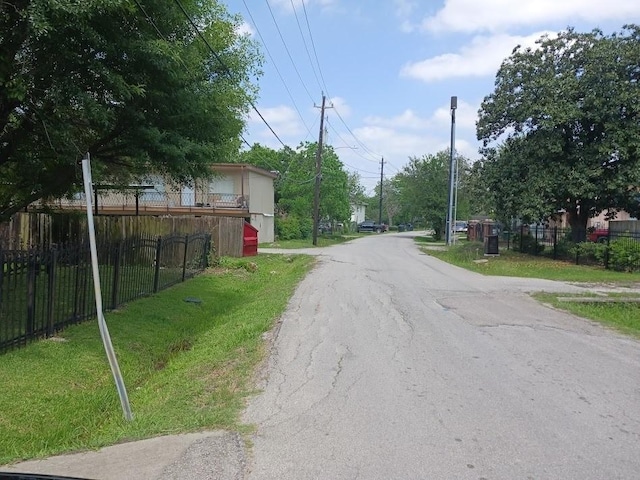 view of road