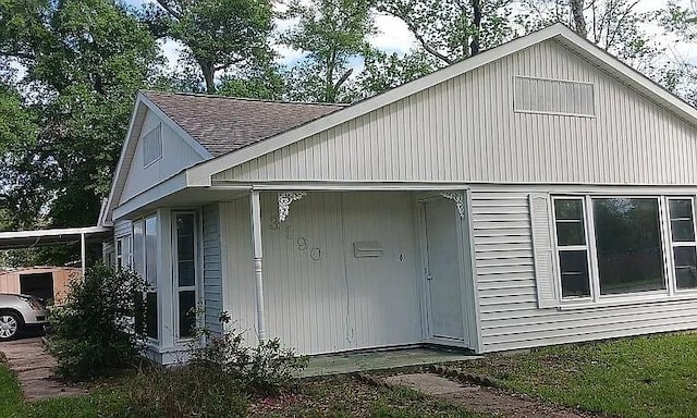 view of front of home