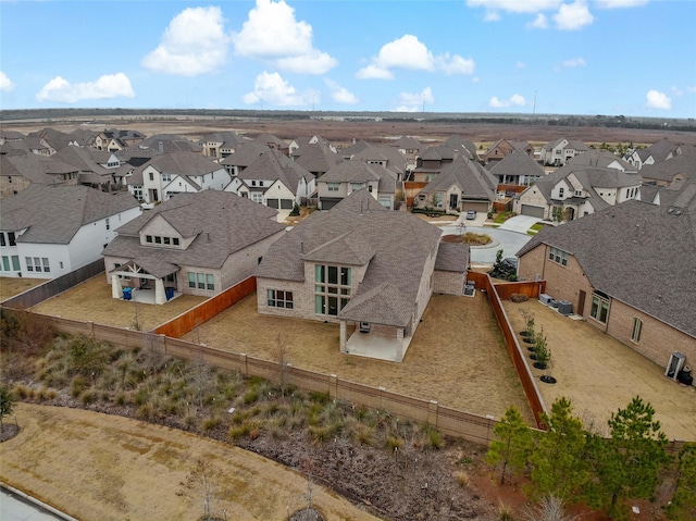 birds eye view of property featuring a residential view