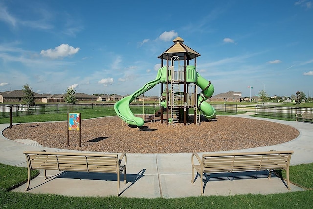 view of jungle gym