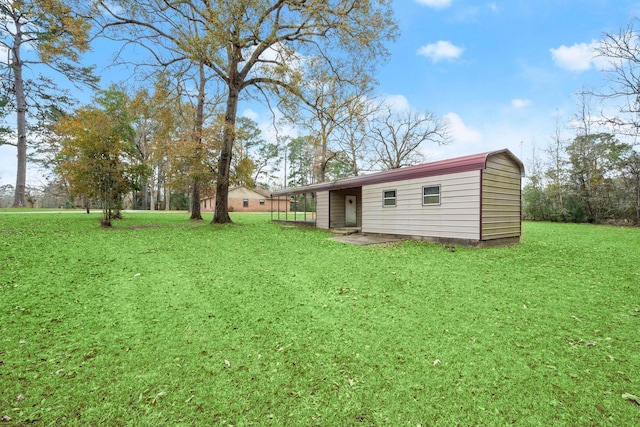 view of yard