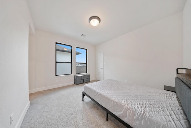 bedroom with carpet flooring