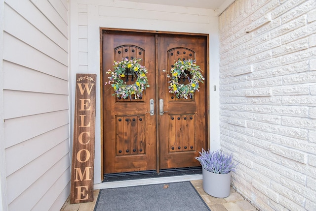 view of entrance to property