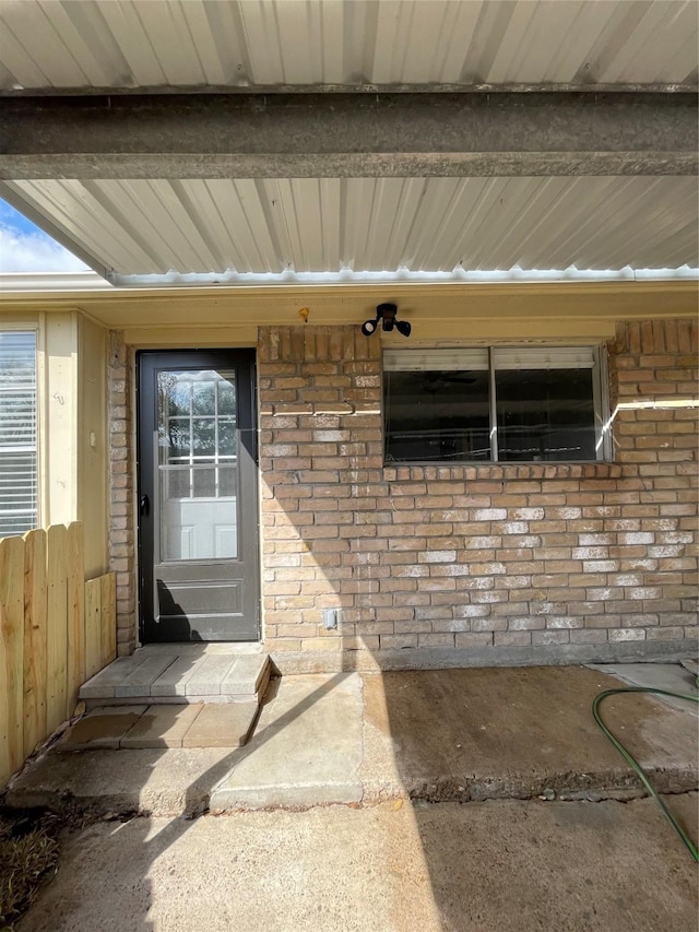 view of property entrance