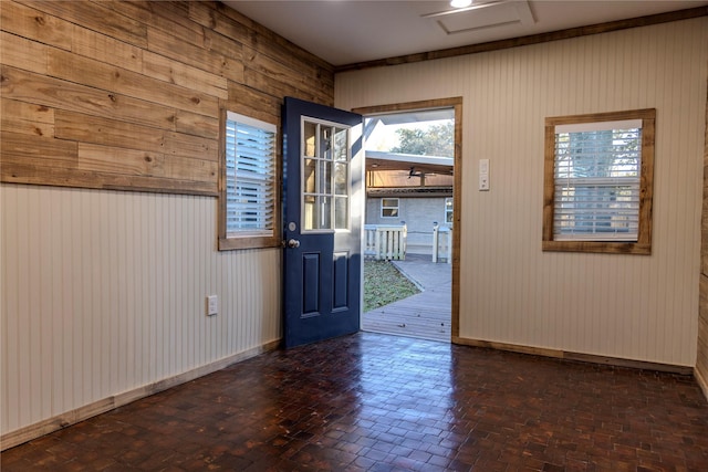 view of doorway to outside