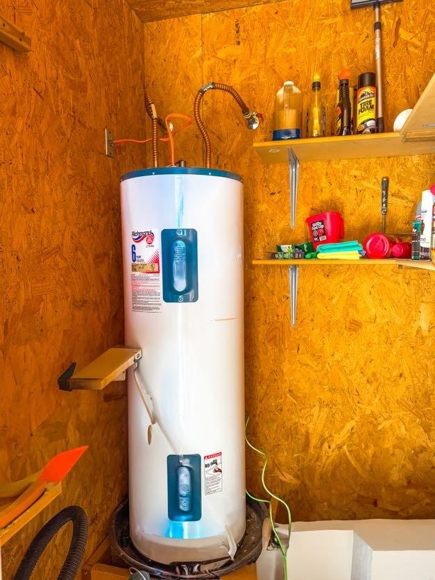 utilities with electric water heater