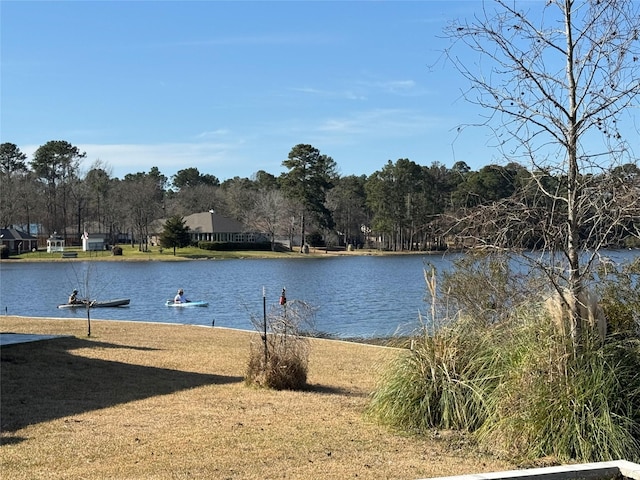 view of water feature