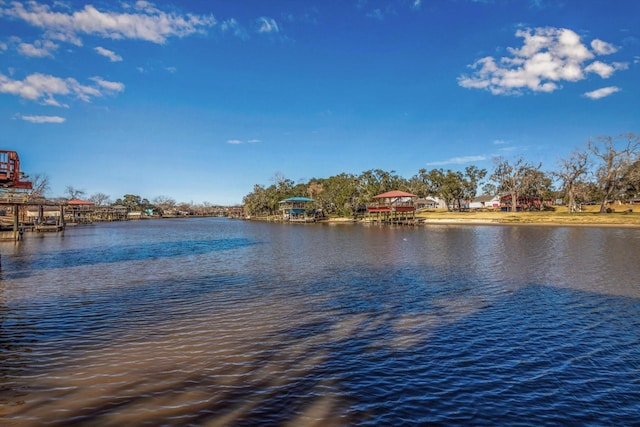 property view of water