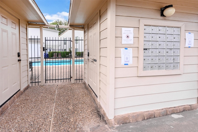 exterior space featuring a community pool