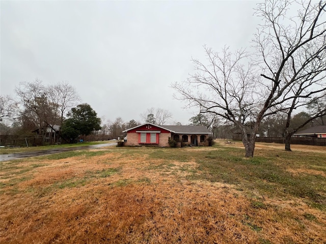 view of yard