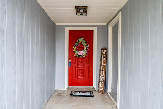 view of property entrance