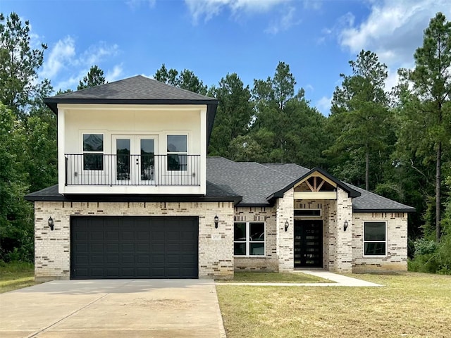 1037 Rd 6609, Dayton, TX 77535 - view of front of home featuring brick siding, roof with shingles, and driveway