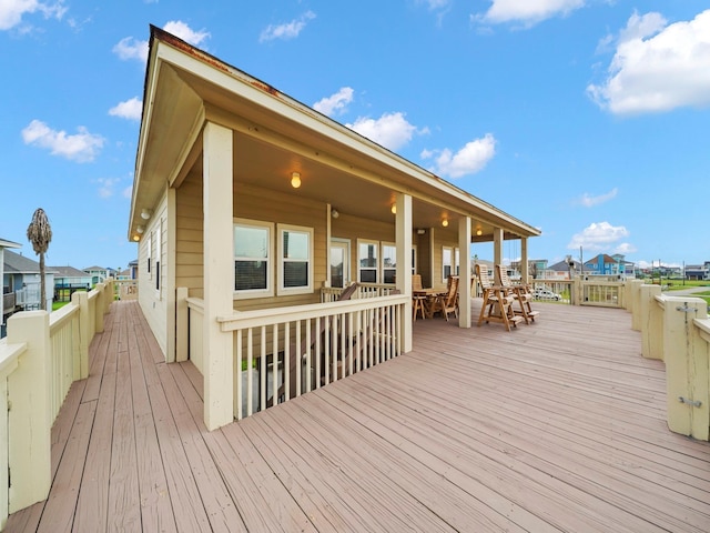 view of deck