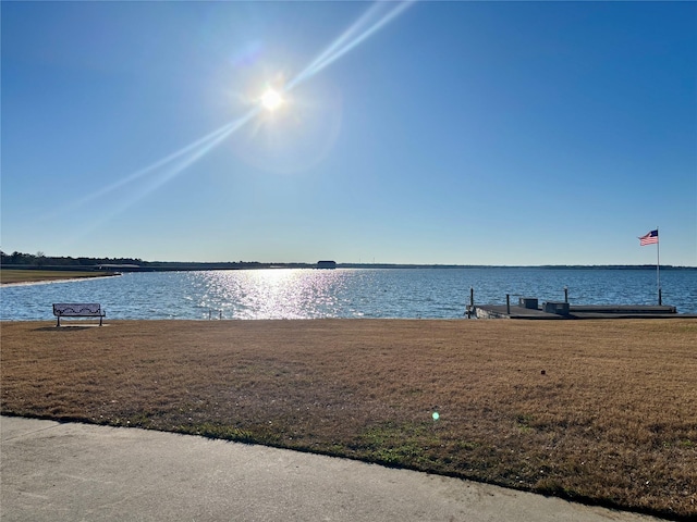 12169 Creekside Villas Ct, Conroe, TX 77304 - water view with a boat dock