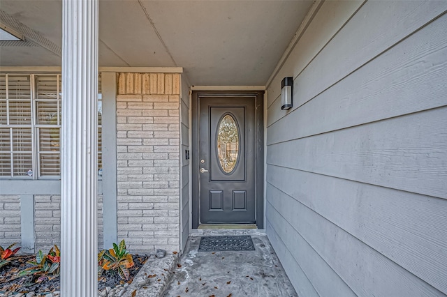 view of property entrance