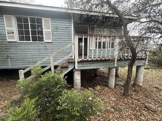 view of rear view of house