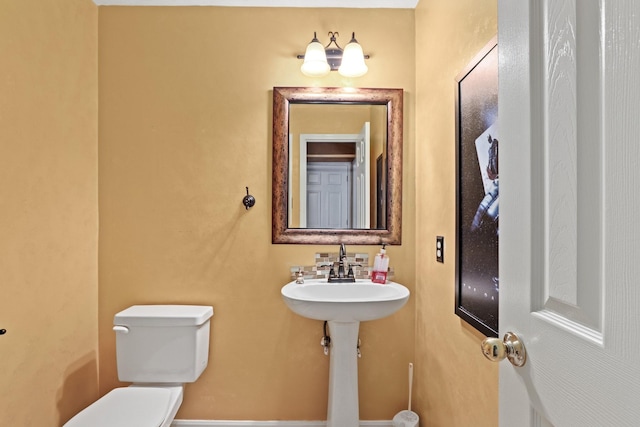 bathroom with toilet