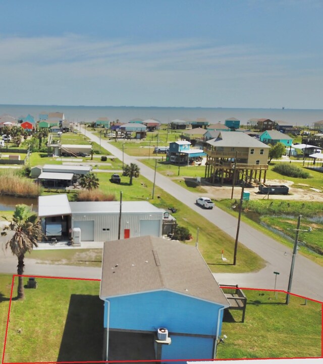 view of community featuring a water view