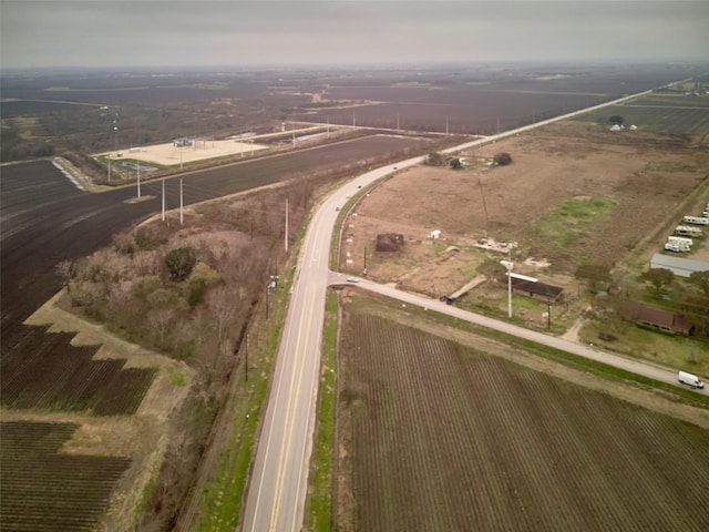 drone / aerial view featuring a rural view