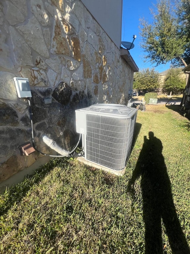 exterior details with cooling unit