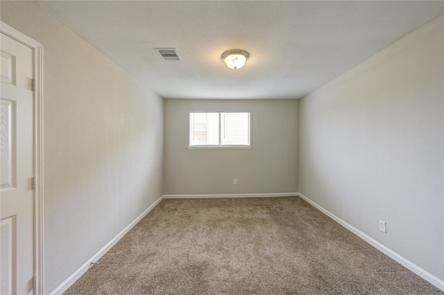 empty room with carpet floors