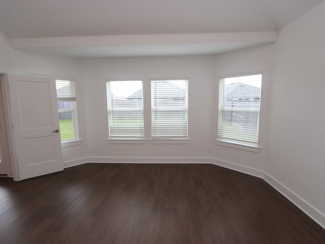 17322 Silver Birch Ct, New Caney, TX 77357 - empty room featuring dark wood-style floors and baseboards