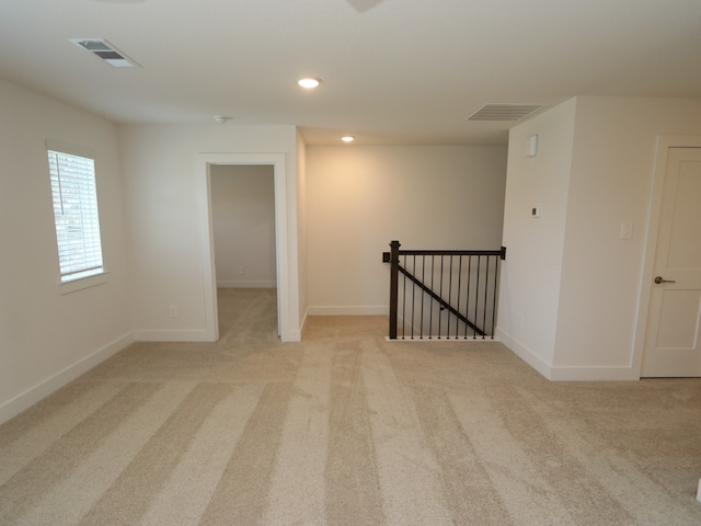 17322 Silver Birch Ct, New Caney, TX 77357 - unfurnished room with light carpet, recessed lighting, and baseboards