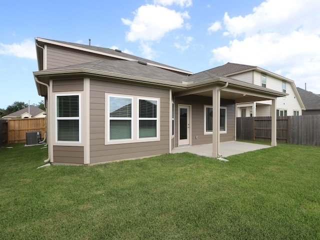 17322 Silver Birch Ct, New Caney, TX 77357 - rear view of property featuring a patio area and cooling unit