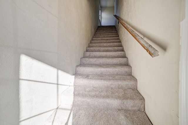 view of stairs