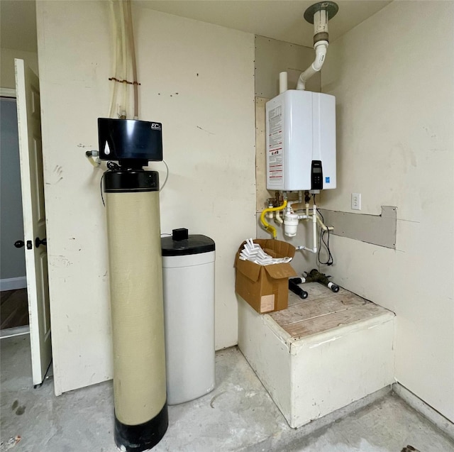 utilities featuring water heater