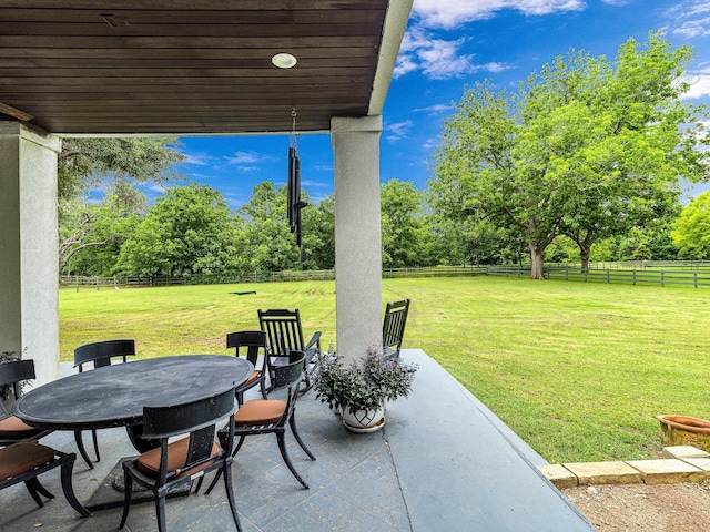 view of patio