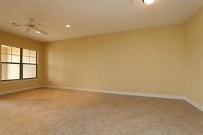 empty room with carpet floors