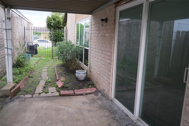 view of patio