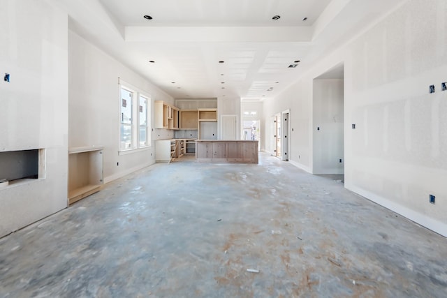 view of unfurnished living room