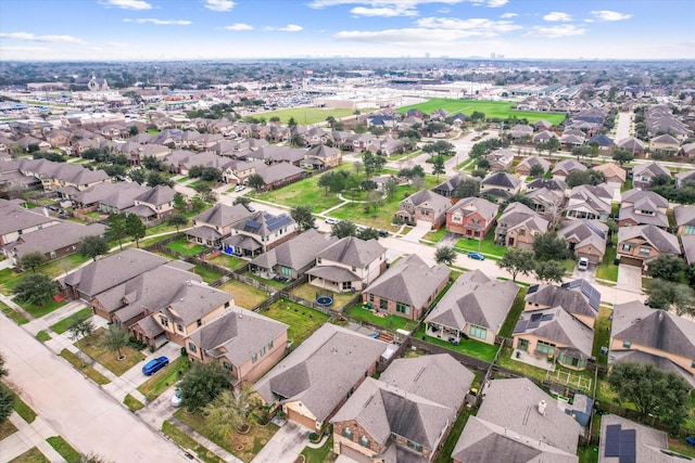 aerial view featuring a residential view