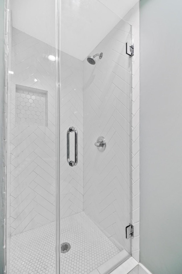 bathroom with walk in shower