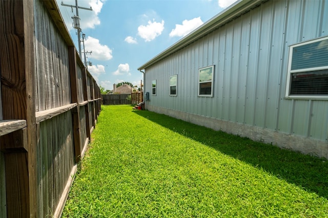 view of yard